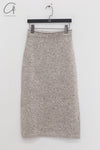 SWAYING 24 Autumn and Winter Thick Seamless Straight Skirt SW-SW24AW3B03-QH Light Gray SW-SW24AW3B02